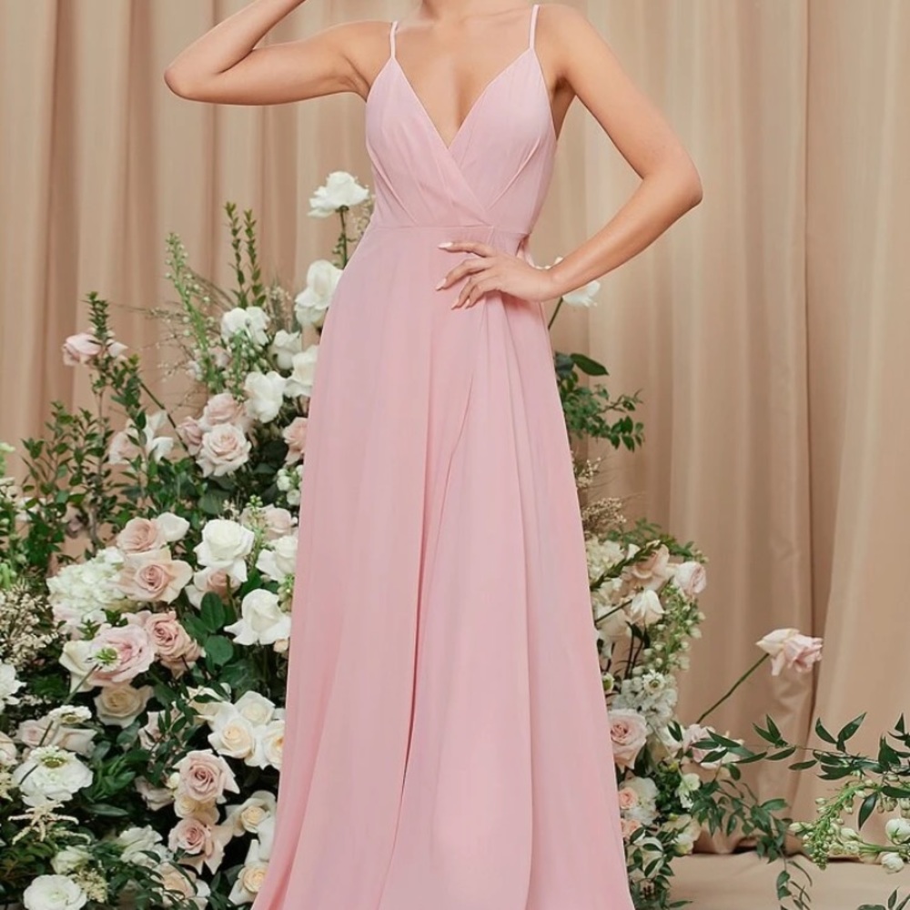 💖 Pink prom / bridesmaid maxi dress💖